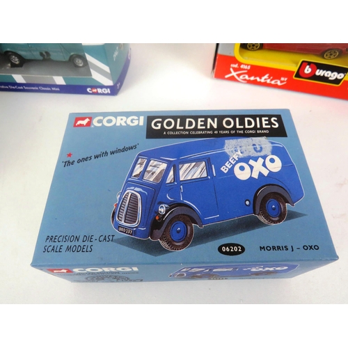 72 - 8 x BOXED DIECAST INCLUDES CORGI GOLDEN OLDIES, MAISTO ASTON MARTIN ETC