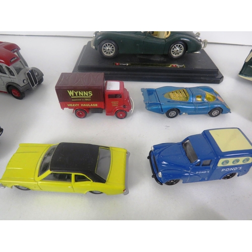 76 - COLLECTION OF DIECAST VEHICLES INCLUDES CORGI, LLEDO, CORGI TOYS, WHIZZWHEELS PORSCHE 917 ETC