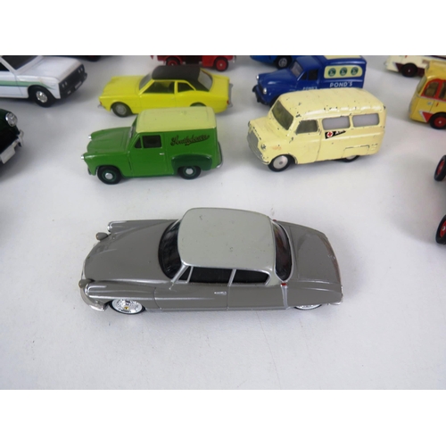 76 - COLLECTION OF DIECAST VEHICLES INCLUDES CORGI, LLEDO, CORGI TOYS, WHIZZWHEELS PORSCHE 917 ETC