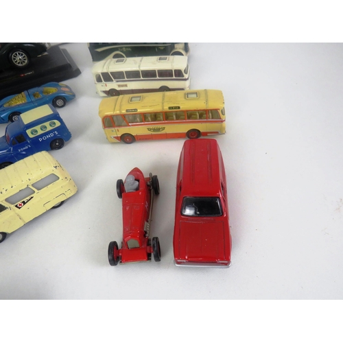 76 - COLLECTION OF DIECAST VEHICLES INCLUDES CORGI, LLEDO, CORGI TOYS, WHIZZWHEELS PORSCHE 917 ETC