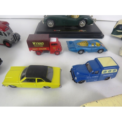 76 - COLLECTION OF DIECAST VEHICLES INCLUDES CORGI, LLEDO, CORGI TOYS, WHIZZWHEELS PORSCHE 917 ETC