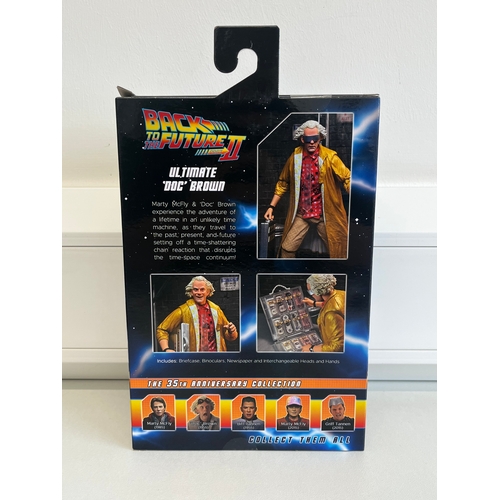 1 - NECA BACK TO THE FUTURE PART II - ULTIMATE ‘DOC’ BROWN - BOXED AS NEW