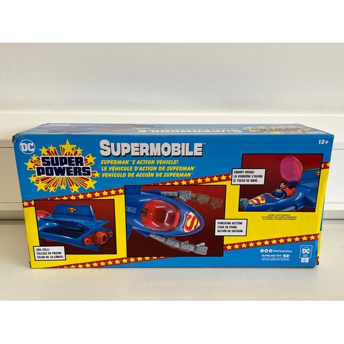 21 - MCFARLANE TOYS DC SUPER POWERS SUPERMOBILE - BOXED AS NEW