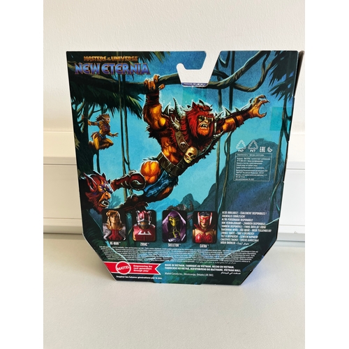 27 - MASTERS OF THE UNIVERSE NEW ETERNIA - BEAST MAN - BOXED AS NEW