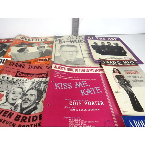 154 - VINTAGE SHEET MUSIC