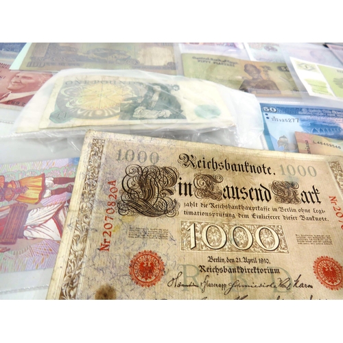 157 - COLLECTION OF ALL WORLD BANKNOTES