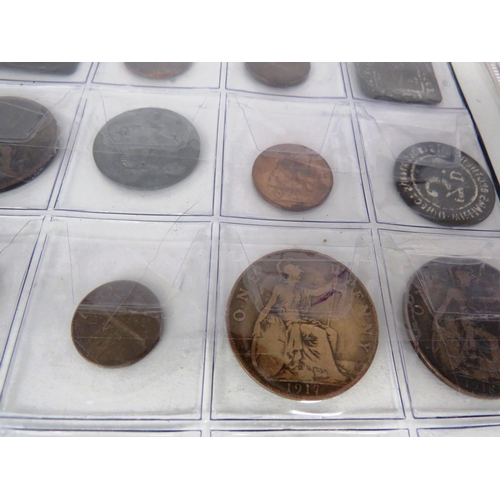 161 - COLLECTION OF COINS AND TOKENS