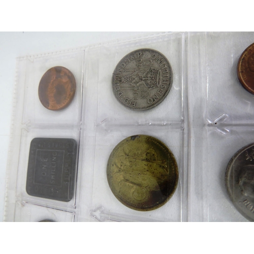 161 - COLLECTION OF COINS AND TOKENS