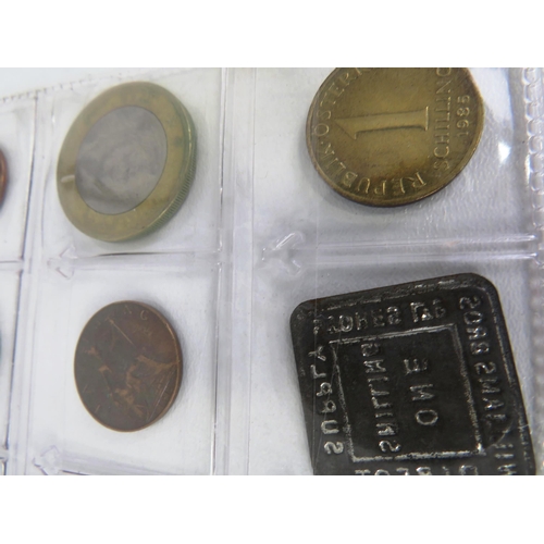 161 - COLLECTION OF COINS AND TOKENS