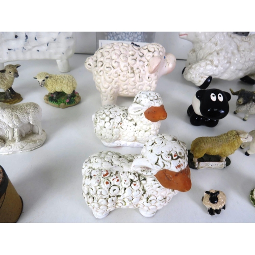 241 - JOBLOT OF SHEEP THEMED COLLECTABLES