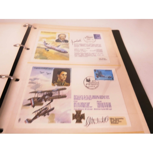 247 - ROYAL AIR FORCE COLLECTION OF ANNIVERSARY  EDITION FIRST DAY COVERS FROM 1976-1979 SIGNED BY POLITS ... 