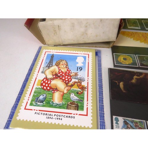 271 - 2 x BOXES FULL OF STAMPS AND 1ST DAY COVERS, LOOSE STAMPS ALBUMS etc