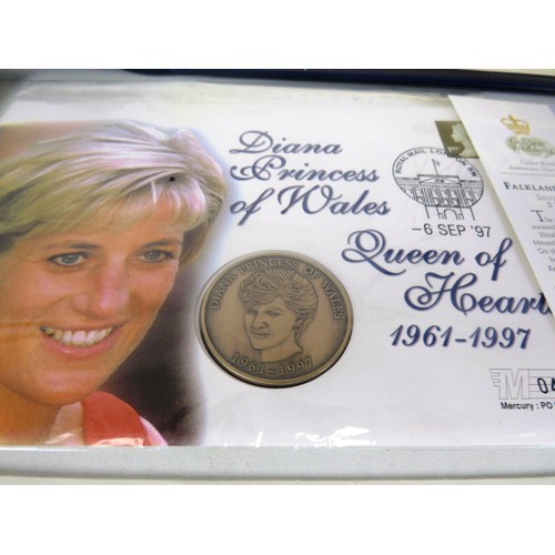 274 - COLLECTABLE COINS INCLUDES FIRST DECIMAL COINS, D-DAY 50p, PRINCESS DIANA AND THE ROYAL FAMILY ALBUM... 