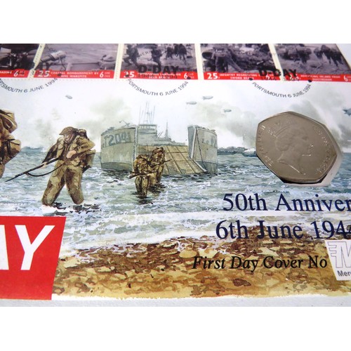 274 - COLLECTABLE COINS INCLUDES FIRST DECIMAL COINS, D-DAY 50p, PRINCESS DIANA AND THE ROYAL FAMILY ALBUM... 