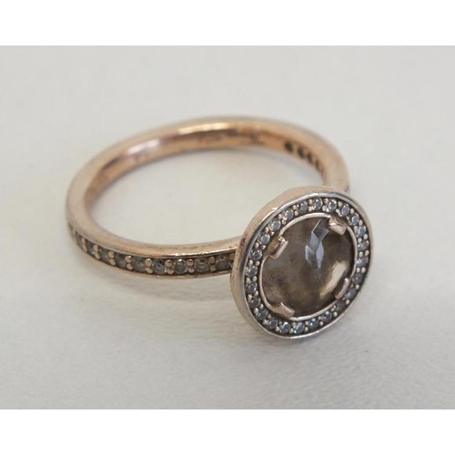 236 - 5 x THOMAS SABO SILVER and ROSE GOLD RINGS