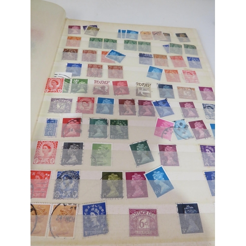 324 - GLORY BOX OF STAMPS INCLUDING STAMP STOCK BOOKS, STAMPS 1977 JUBILEE, LOOSE STAMPS, FIRST DAY COVERS... 