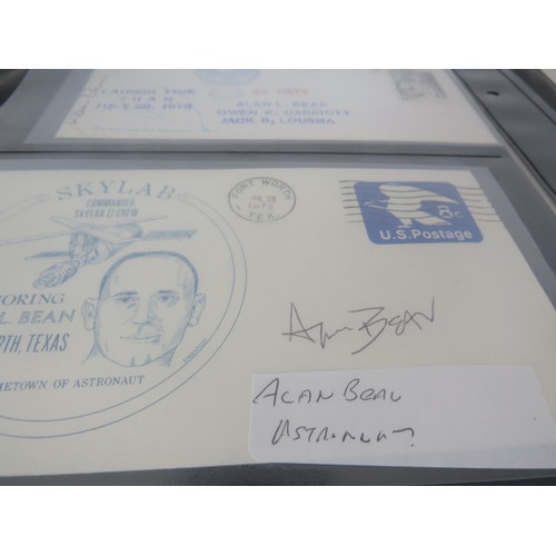 325 - 30 x SHEETS OF SPACE FIRST DAY COVERS INCLUDES SIGNED ONE FROM APPOLLO