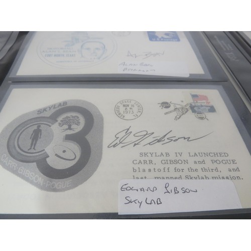 325 - 30 x SHEETS OF SPACE FIRST DAY COVERS INCLUDES SIGNED ONE FROM APPOLLO