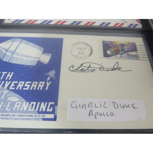 325 - 30 x SHEETS OF SPACE FIRST DAY COVERS INCLUDES SIGNED ONE FROM APPOLLO