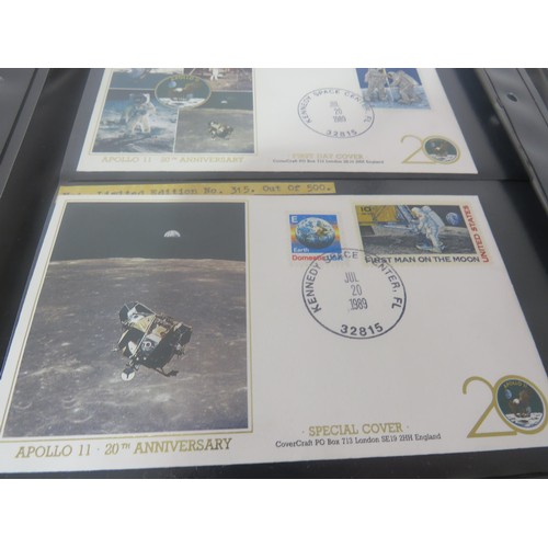 325 - 30 x SHEETS OF SPACE FIRST DAY COVERS INCLUDES SIGNED ONE FROM APPOLLO