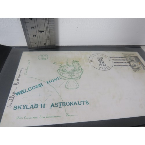 325 - 30 x SHEETS OF SPACE FIRST DAY COVERS INCLUDES SIGNED ONE FROM APPOLLO