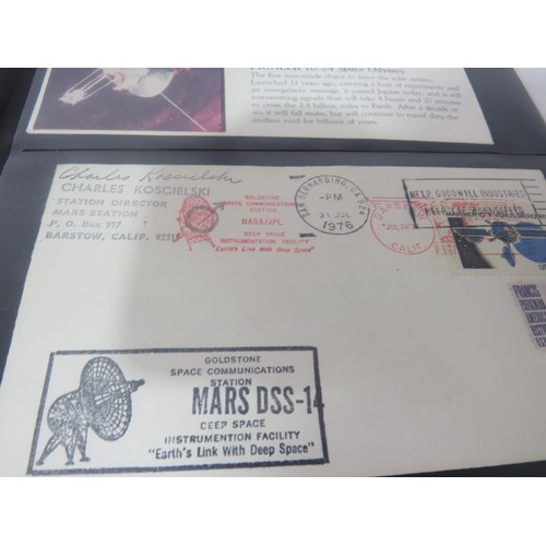 325 - 30 x SHEETS OF SPACE FIRST DAY COVERS INCLUDES SIGNED ONE FROM APPOLLO