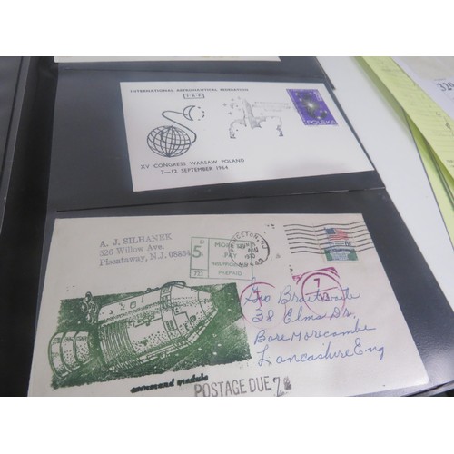 325 - 30 x SHEETS OF SPACE FIRST DAY COVERS INCLUDES SIGNED ONE FROM APPOLLO