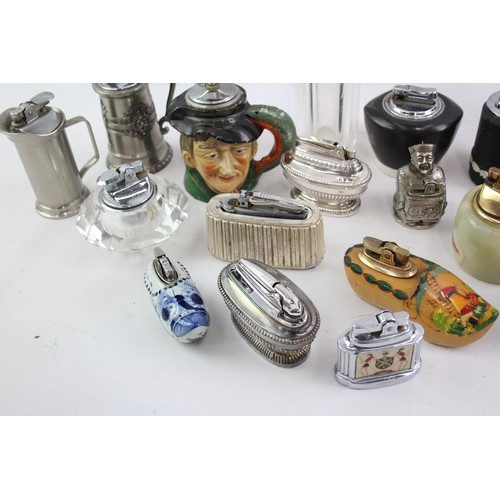 443 - 20 x Vintage TOBACCIANA Table Lighters Inc Colibri, Ronson, Novelty