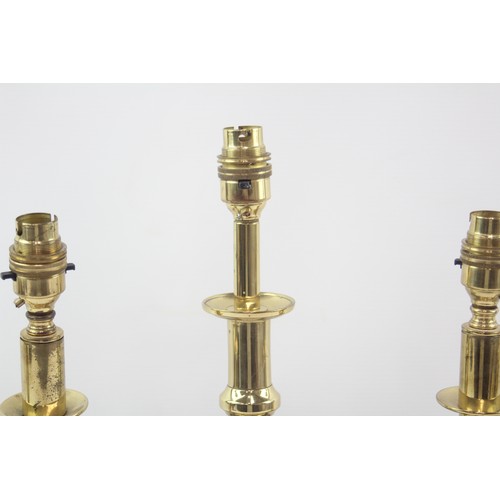 450 - 6 x Assorted Vintage Brass Table Lamps