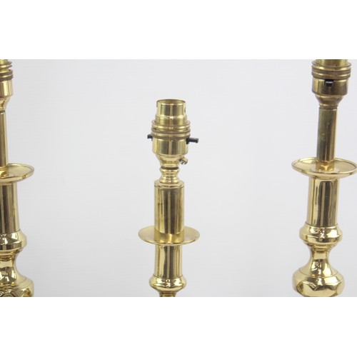 450 - 6 x Assorted Vintage Brass Table Lamps