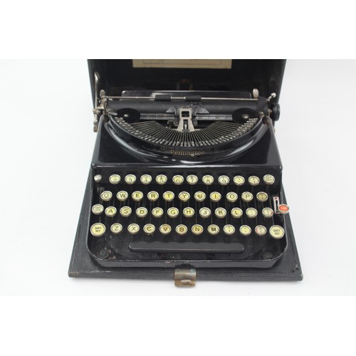 455 - Vintage Remington Typewriter In Original Case