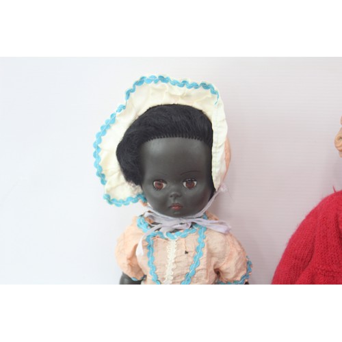 461 - 8 x Assorted Vintage DOLLS Inc Rubber, Clothing Etc