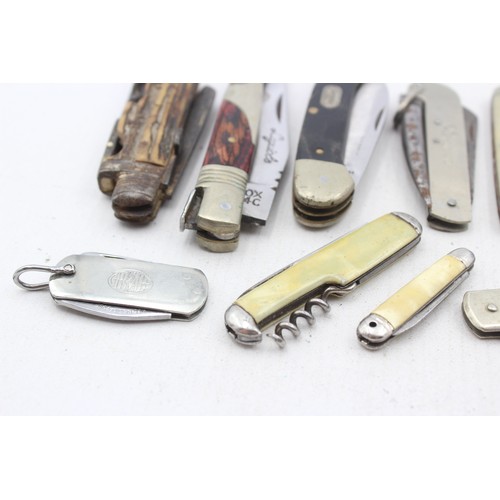 474 - 12 x Vintage Assorted Pocket KNIVES