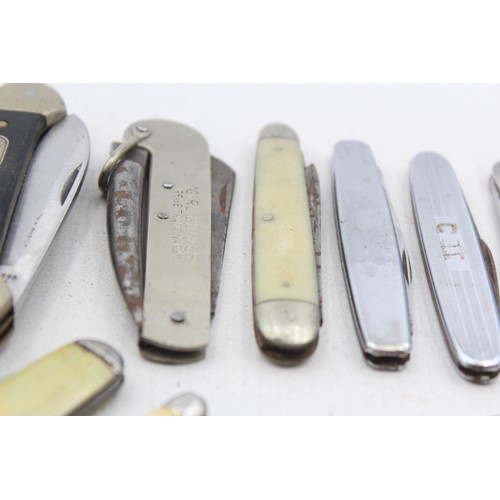 474 - 12 x Vintage Assorted Pocket KNIVES