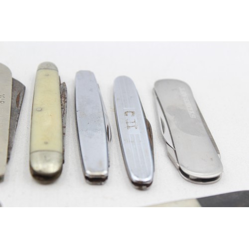 474 - 12 x Vintage Assorted Pocket KNIVES