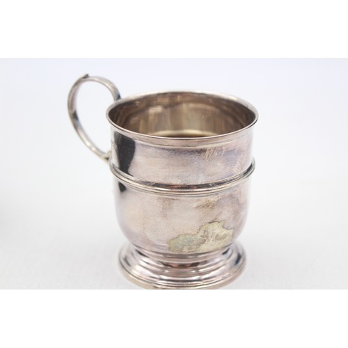 483 - Vintage Hallmarked 1926 Birmingham STERLING SILVER Christening Cup Boxed (44g)