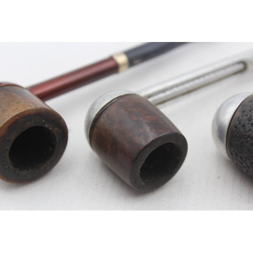 491 - 4 x Assorted Vintage Estate SMOKING PIPES Inc. Falcon, Alco & Titan