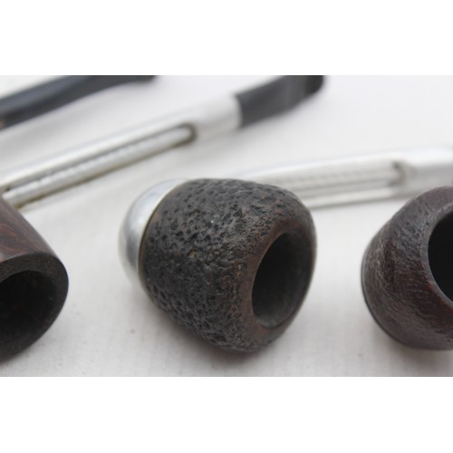 491 - 4 x Assorted Vintage Estate SMOKING PIPES Inc. Falcon, Alco & Titan