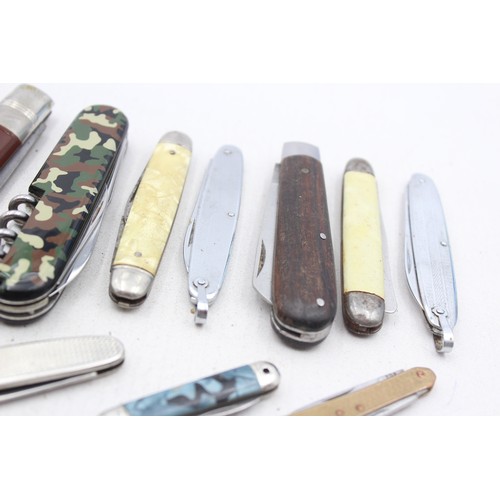 498 - 12 x Vintage Assorted Pocket KNIVES