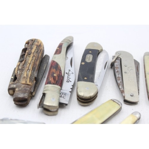 474 - 12 x Vintage Assorted Pocket KNIVES