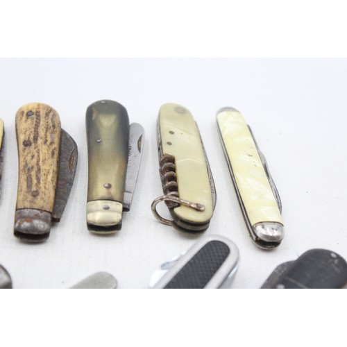 515 - 12 x Vintage Assorted Pocket KNIVES