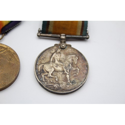 518 - WW1 Medal Pair Named RFRA 8148 J. Marshall RA