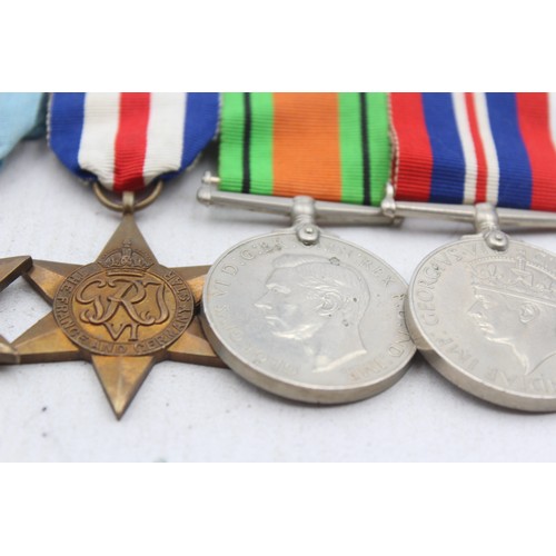 525 - WW2 Mounted Medal Group Inc France & Germany Star, Etc