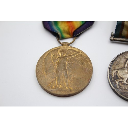 518 - WW1 Medal Pair Named RFRA 8148 J. Marshall RA