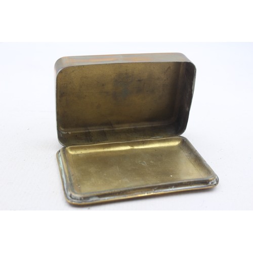 528 - WW1 1914 Princess Mary Brass Christmas Tin