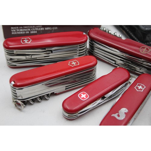 527 - 6 x Swiss Army Pocket KNIVES