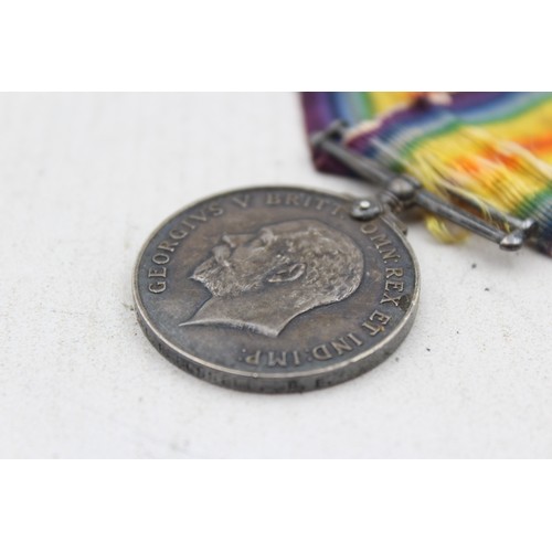 563 - WW1 Medal Pair & Original Ribbons Named 444125 Cpl F. Bunnell RE