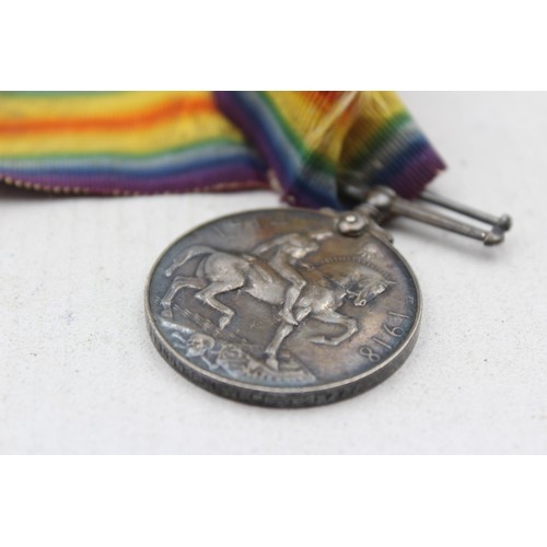 563 - WW1 Medal Pair & Original Ribbons Named 444125 Cpl F. Bunnell RE