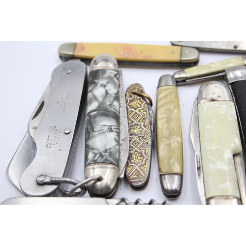 560 - 12 x Vintage Assorted Pocket KNIVES