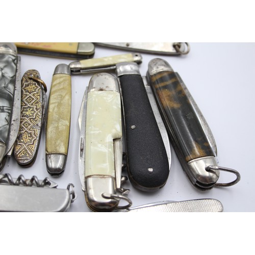 560 - 12 x Vintage Assorted Pocket KNIVES